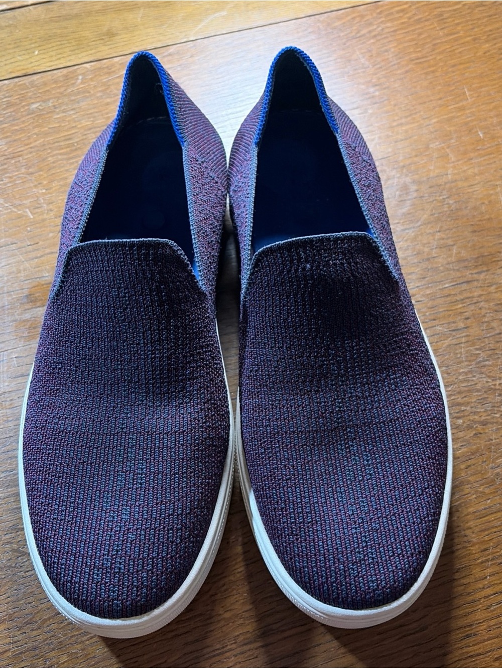 Rothy’s The Original Slip On Sneaker Purple & Blue Women’s Size 9